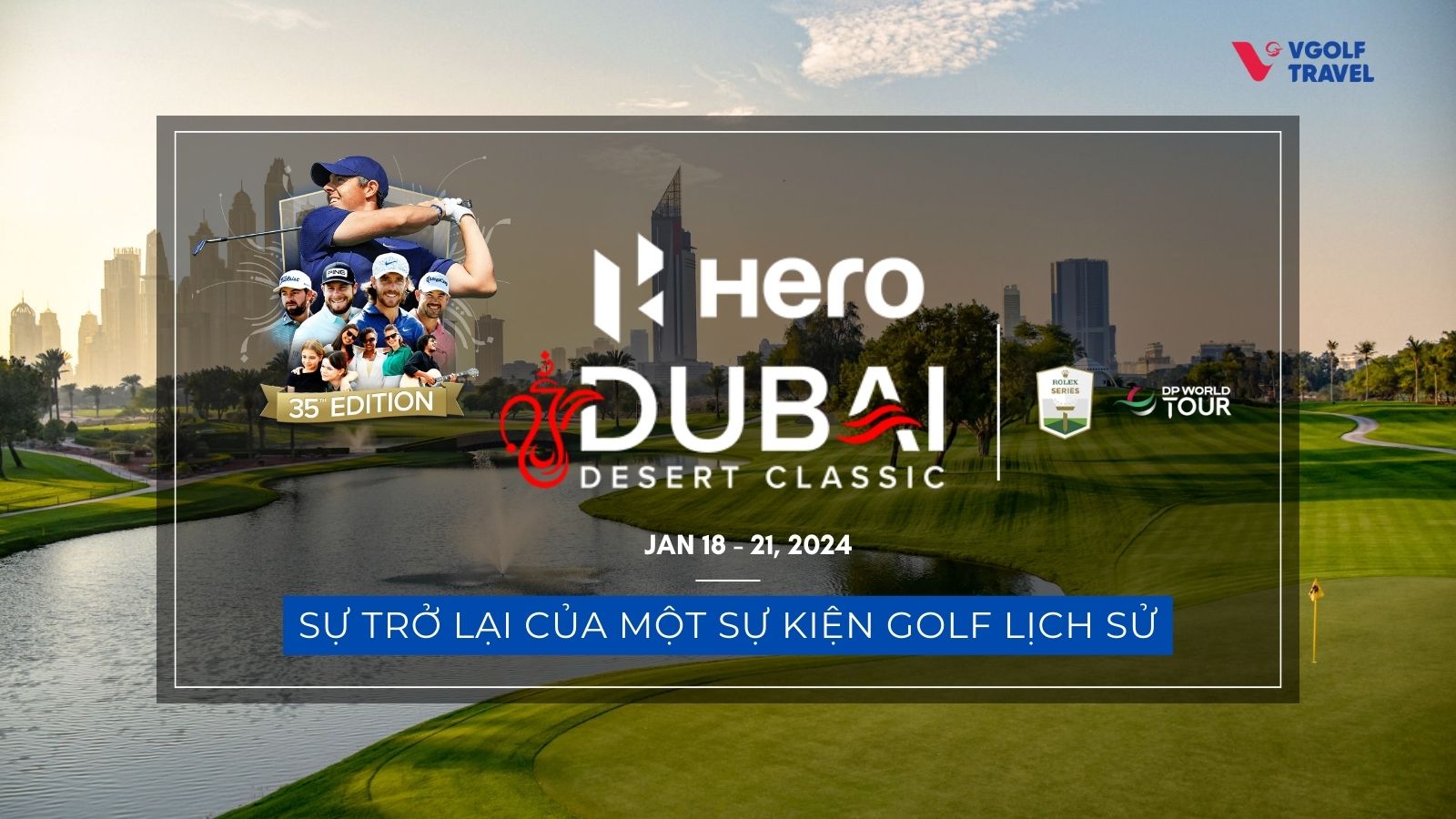 Xem giải Hero Dubai Desert Classic 2024 Cập nhật thông tin mới nhất