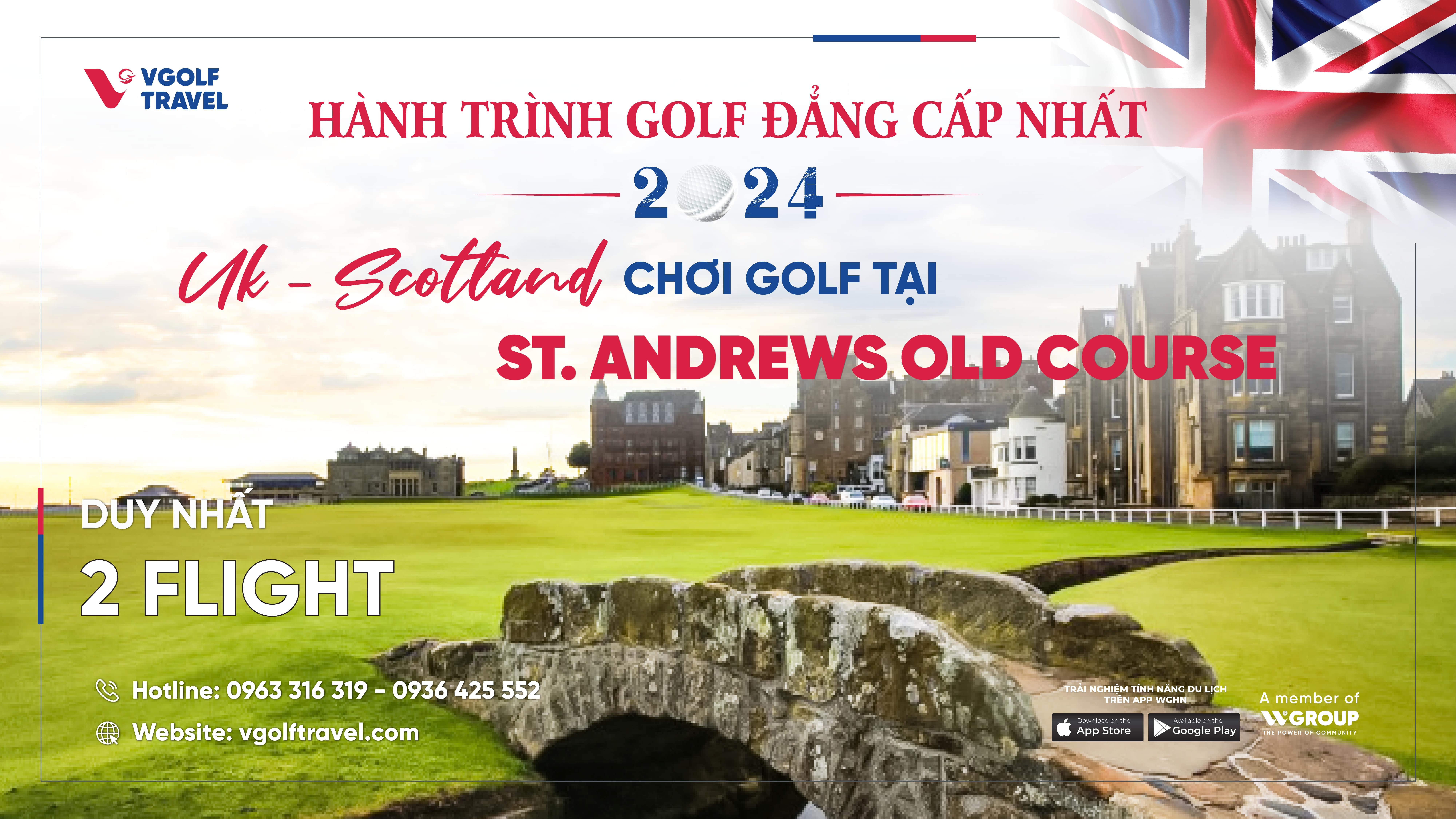 Cơ hội “cực hiếm” dành cho 8 golfer chơi tại St. Andrews Old Course