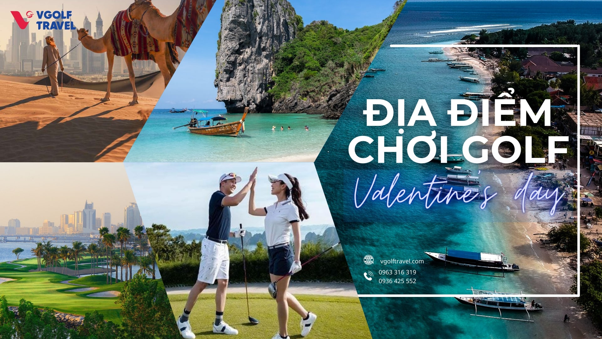 Top 5 địa điểm du lịch golf hot nhất mùa Valentine cho các cặp đôi