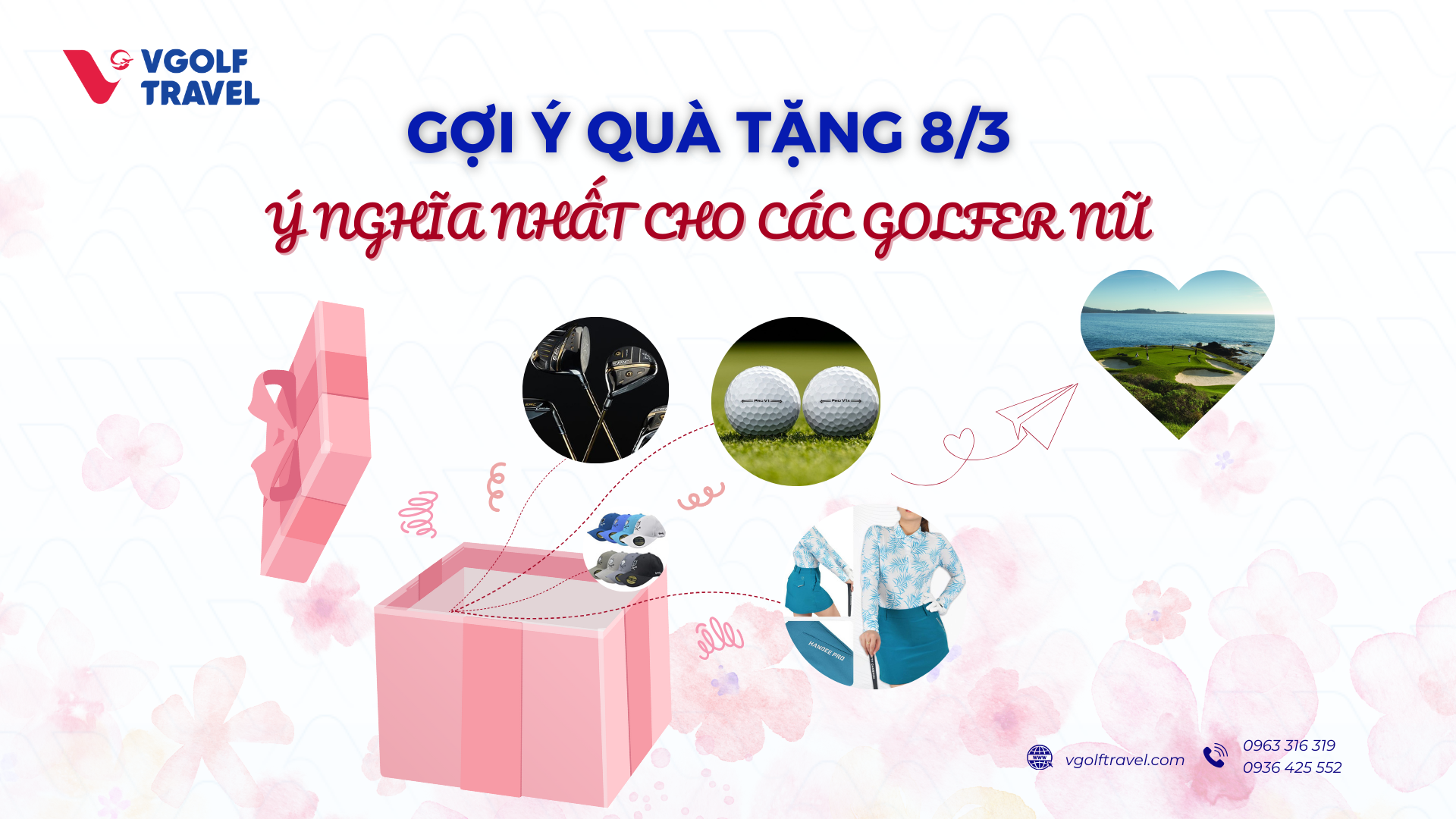 Top quà tặng 8/3 ý nghĩa nhất cho golfer nữ